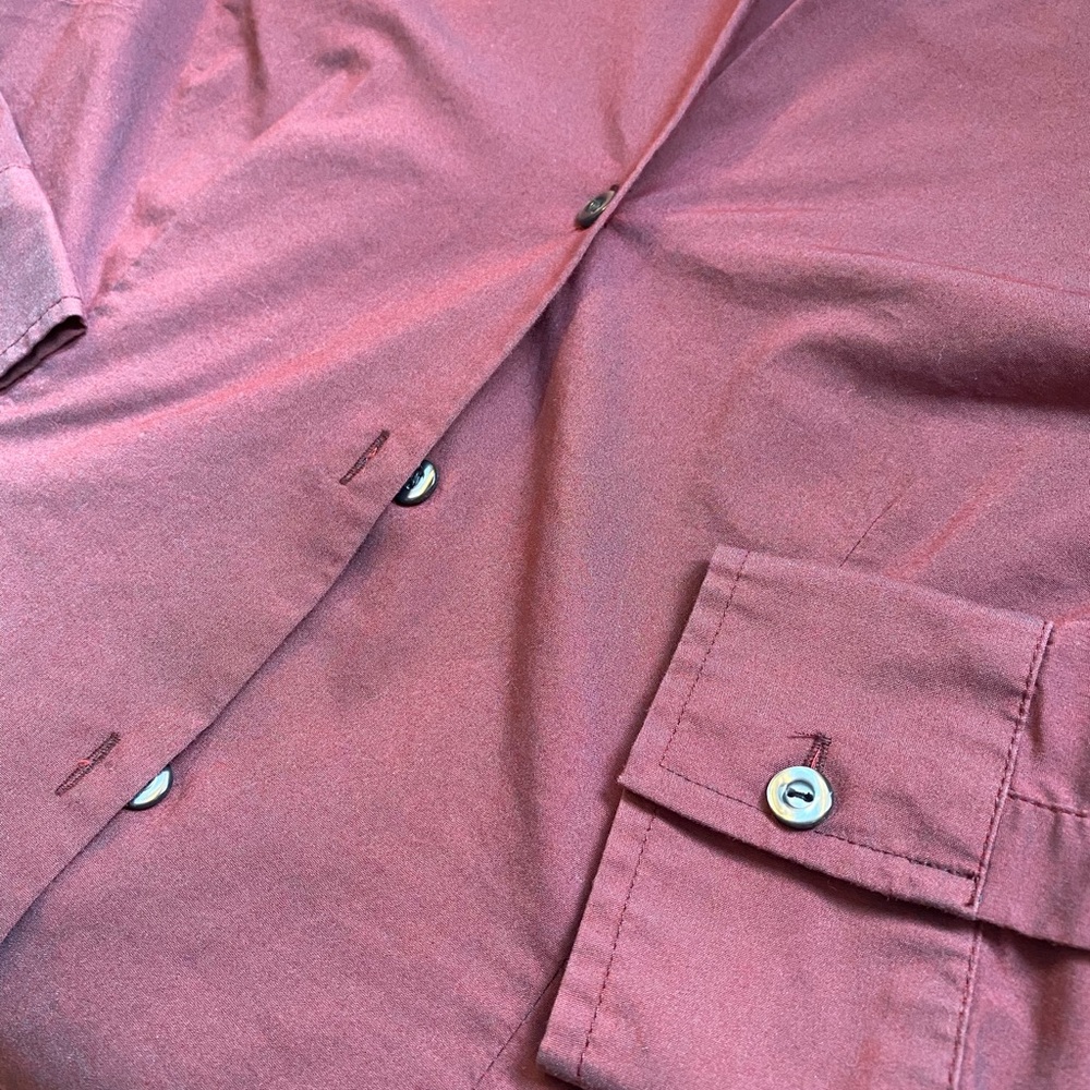 Magenta button down